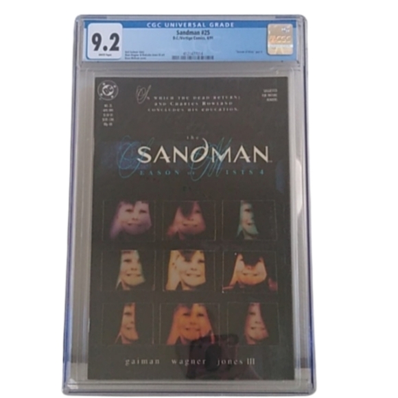 D.C. Vertigo Comics SANDMAN #25 CGC Graded 9.2 Neil Gaiman 4/91 WP - Picture 1 of 7
